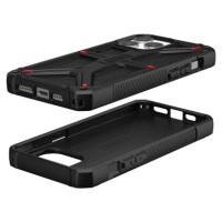 UAG Monarch case for iPhone 15 Pro Max - black kevlar