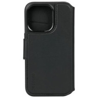 Decoded Detachable Wallet Case Leather with MagSafe for iPhone 15 Plus - Black