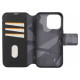 Decoded Detachable Wallet Case Leather with MagSafe for iPhone 15 Plus - Black