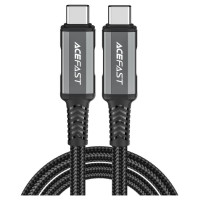 Acefast C1-09 USB-C / USB-C USB4 PD3.1 cable 5A 1m - gray-black