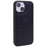 Audi GT Synthetic Leather case for iPhone 15 Plus - black