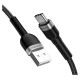 Wozinsky WNBAC2 USB-A / USB-C 2.4A cable 2 m - black