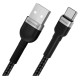 Wozinsky WNBAC2 USB-A / USB-C 2.4A cable 2 m - black