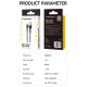 Wozinsky WNBAC2 USB-A / USB-C 2.4A cable 2 m - black