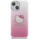 Hello Kitty IML Gradient Electrop Kitty Head case for iPhone 15 - pink