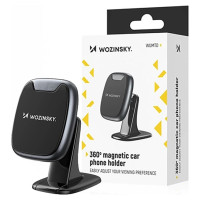 Wozinsky WUMTD magnetic phone holder for car dashboard - black