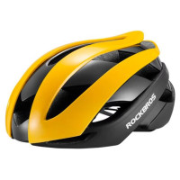 Rockbros 10110004006 bicycle helmet, size M - yellow and black