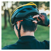 Rockbros 10110004006 bicycle helmet, size M - yellow and black