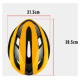 Rockbros 10110004006 bicycle helmet, size M - yellow and black