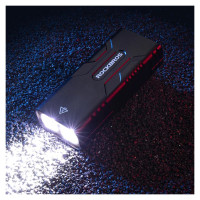 Rockbros 24310002001 bicycle light 850 lm with powerbank function + USB-C - USB-A cable - black