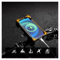 Rockbros 25210030001 Bike Phone Holder for Handlebars - Black