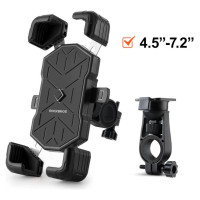 Rockbros 25210030001 Bike Phone Holder for Handlebars - Black