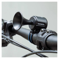 Rockbros 34210002001 electronic bicycle bell - black