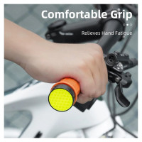 Rockbros 40720007004 bicycle grips with reflector - orange