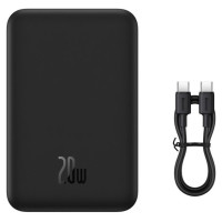 Baseus Magnetic Mini 20000 mAh 20W Powerbank - black + USB-C / USB-C cable