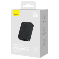 Baseus Magnetic Mini 20000 mAh 20W Powerbank - black + USB-C / USB-C cable
