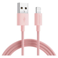 Joyroom Colorful Data Cable S-2030M13 USB-A / Lightning 2.4A 2m - pink
