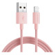Joyroom Colorful Data Cable S-2030M13 USB-A / Lightning 2.4A 2m - pink