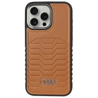 Audi Synthetic Leather case with MagSafe for iPhone 14 Pro Max - brown