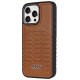 Audi Synthetic Leather case with MagSafe for iPhone 14 Pro Max - brown