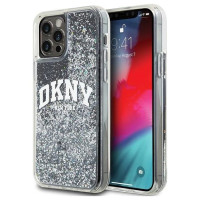 Dkny Liquid Glitter Big Logo iPhone 12 Pro/12 Case - Black