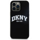 Dkny Liquid Silicone White Printed Logo MagSafe iPhone 14 Pro Max Case - Black