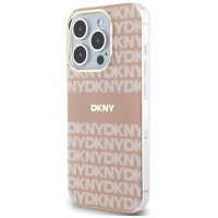 Dkny IML Mono & Stripe MagSafe case for iPhone 13 Pro Max - pink