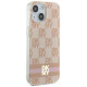 Dkny IML Checkered Mono Pattern & Printed Stripes MagSafe case for iPhone 15 / 14 / 13 - pink