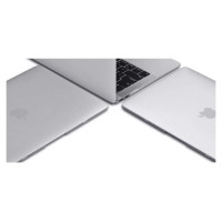 Tech-Protect SmartShell Case for MacBook Air 13" M2 / M3 / 2022-2024 - Clear-Glitter