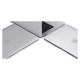 Tech-Protect SmartShell Case for MacBook Air 13" M2 / M3 / 2022-2024 - Clear-Glitter