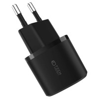 Tech-Protect C20W charger mini USB-C PD 20W / USB-A QC 3.0 - black