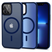 Tech-Protect MagMat MagSafe Case for iPhone 12 / 12 Pro - Matte Navy Blue