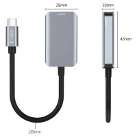 Tech-Protect UltraBoost USB-C (Male) / HDMI (Female) 4K 60Hz Adapter - Black