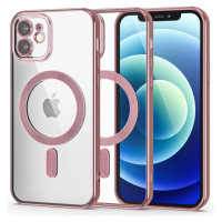 Tech-Protect MagShine Line MagSafe iPhone 12 Case - Pink