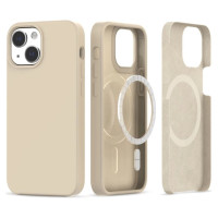 Tech-Protect Silicone MagSafe Case for iPhone 13 / 14 - Beige