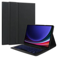 Tech-Protect SC Pen + Keyboard Case with Keyboard for Samsung Galaxy Tab S9 FE+ 12.4" X610 / X616B - Black