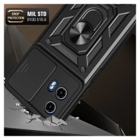 Tech-Protect CamShield Pro Case for Motorola Moto G24 / G24 Power / G04 - Black