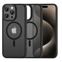 Tech-Protect MagMat 2 MagSafe Case for iPhone 15 Pro Max - Matte Black