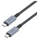 Tech-Protect UltraBoost Max USB-C 4.0 / USB-C 4.0 PD Cable 240W 8K 40Gbps 1m - Gray