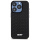 Dkny 3D Rubber Repeat Pattern case for iPhone 15 Pro - black