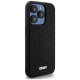 Dkny 3D Rubber Repeat Pattern case for iPhone 15 Pro - black