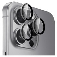 Puro Individual Camera Lens tempered glass for iPhone 16 Pro / iPhone 16 Pro Max camera lenses