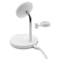 Puro Elektrik Puro Mag Station 3 in 1 Inductive Charger with Stand - White