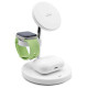 Puro Elektrik Puro Mag Station 3 in 1 Inductive Charger with Stand - White
