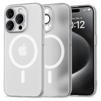 Tech-Protect MagSlim MagSafe iPhone 15 Pro Case - White