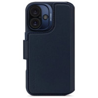 Decoded Leather Detachable Wallet MagSafe Case with Wallet for iPhone 16 - Blue