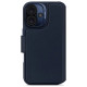 Decoded Leather Detachable Wallet MagSafe Case with Wallet for iPhone 16 - Blue