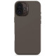 Decoded AntiMicrobial Silicone Backcover MagSafe for iPhone 16 Plus - Brown