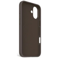 Decoded AntiMicrobial Silicone Backcover MagSafe for iPhone 16 Plus - Brown