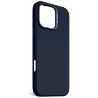 Decoded AntiMicrobial Silicone Backcover Case with MagSafe for iPhone 16 Pro Max - Navy Blue